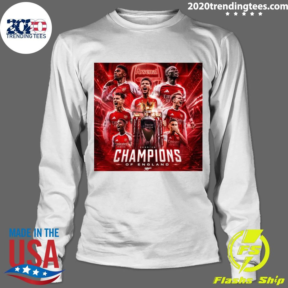 Arsenal Champions Win 2025-2026 Shirt