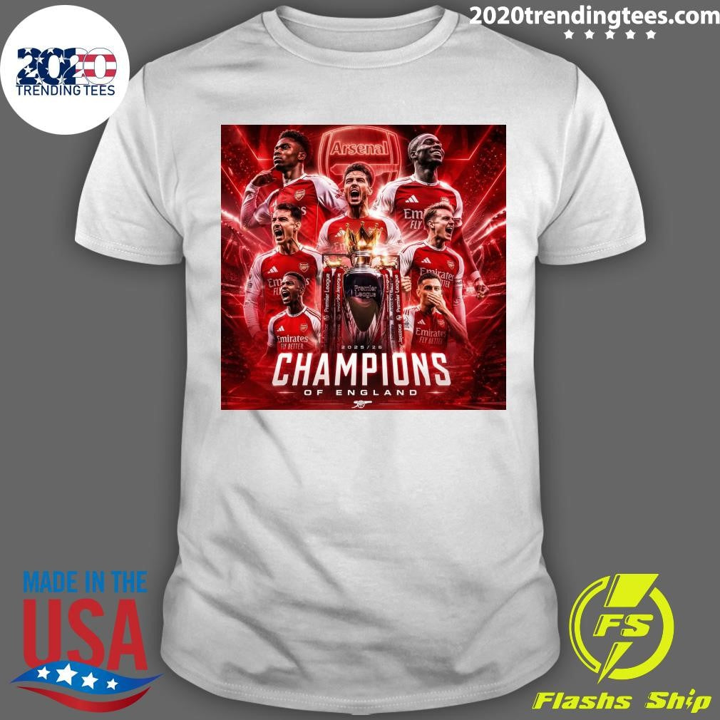 Arsenal Champions Win 2025-2026 Shirt