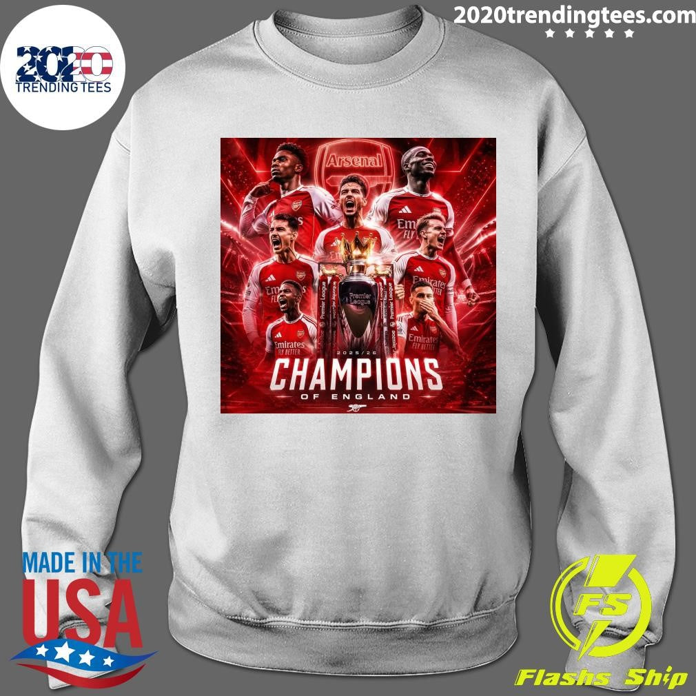 Arsenal Champions Win 2025-2026 Shirt
