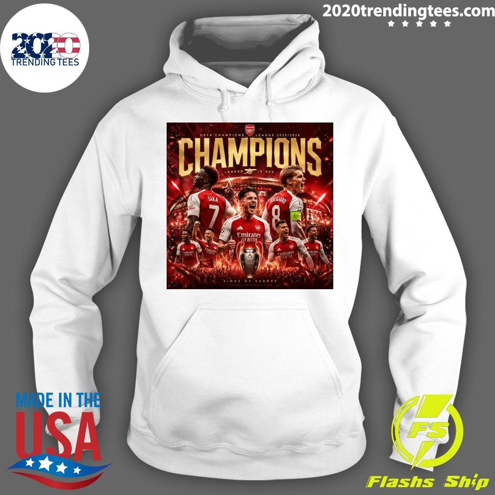 Arsenal F.C. As Champions For The 2025-2026 Season Shirt