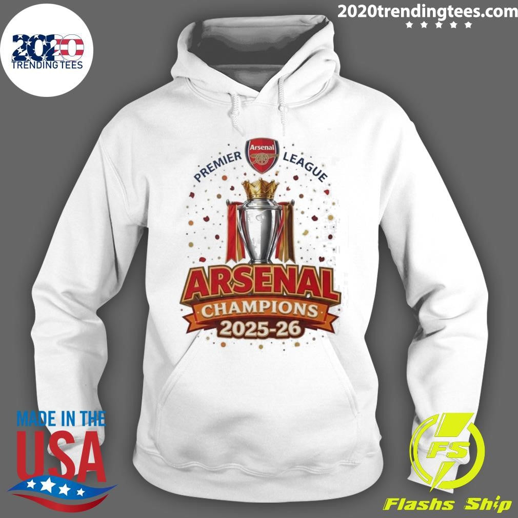 Arsenal FC 2025-26 Premier League Champions Trophy Shirt