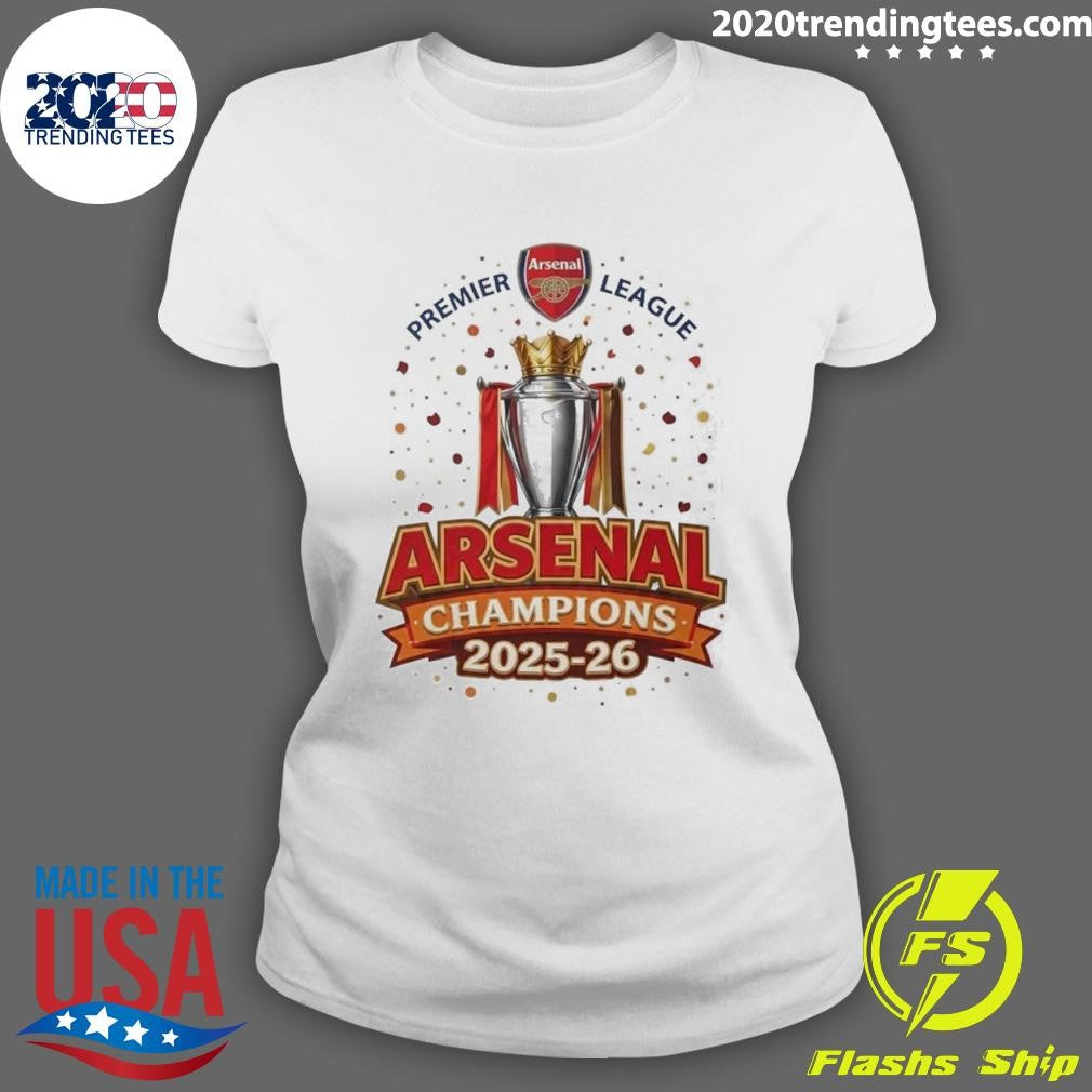 Arsenal FC 2025-26 Premier League Champions Trophy Shirt