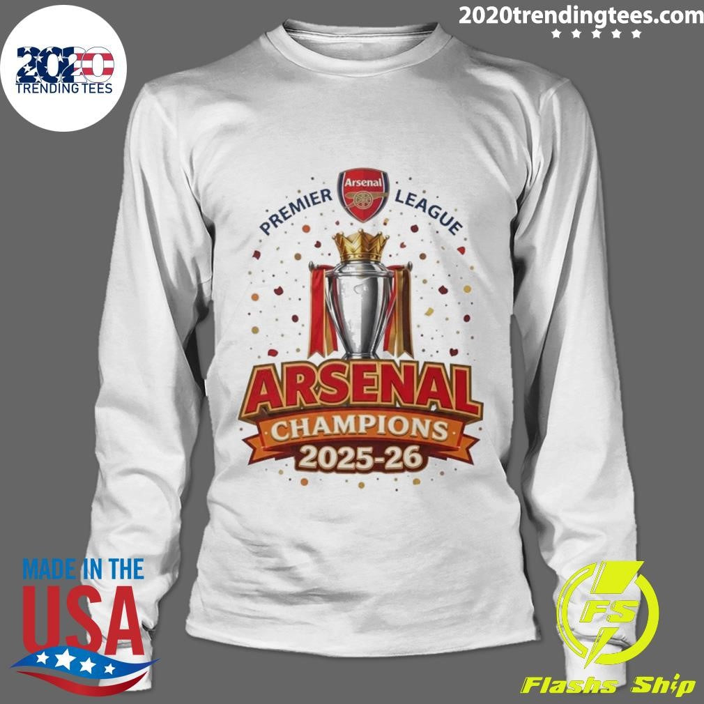 Arsenal FC 2025-26 Premier League Champions Trophy Shirt