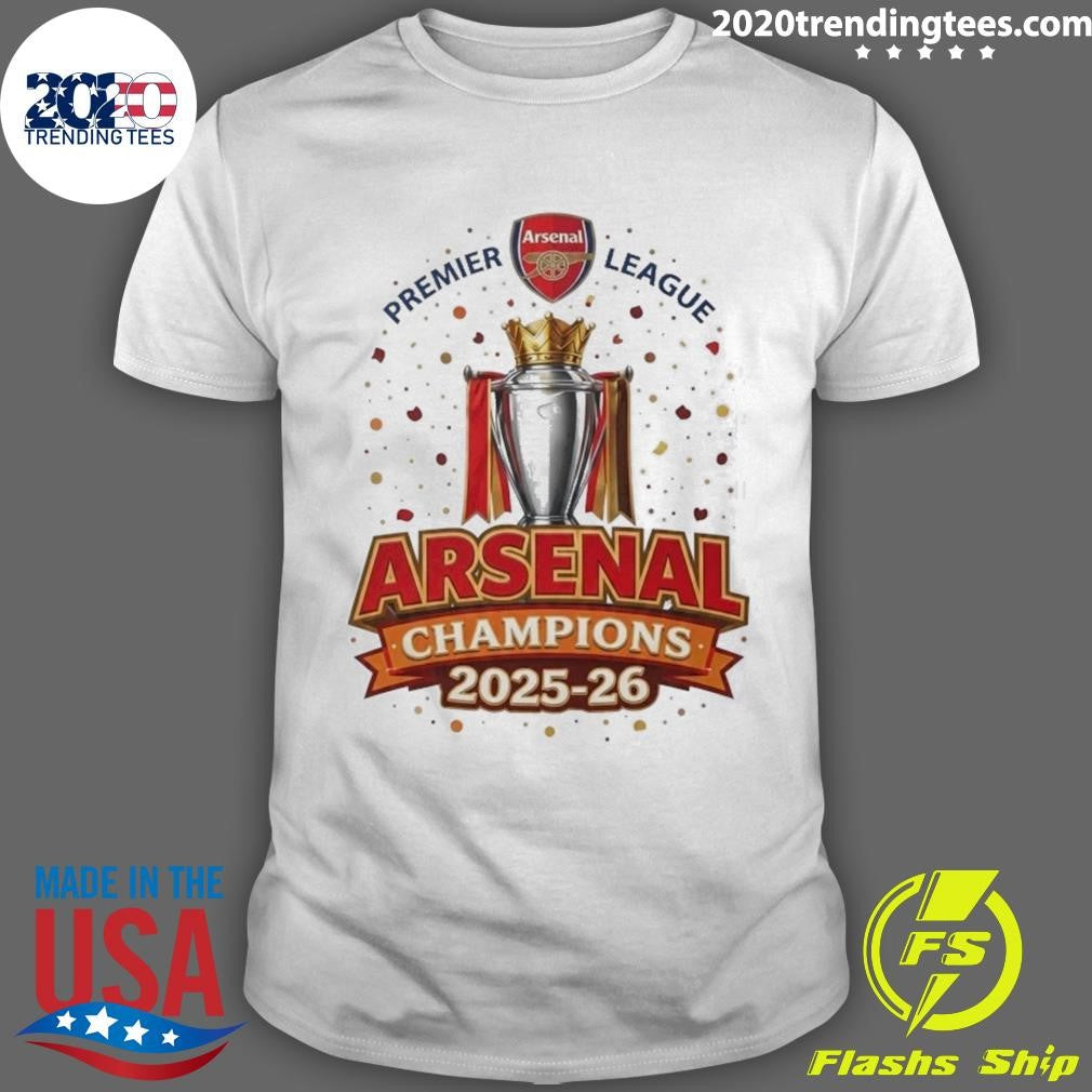 Arsenal FC 2025-26 Premier League Champions Trophy Shirt