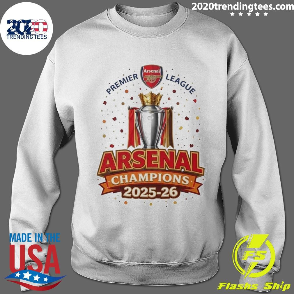 Arsenal FC 2025-26 Premier League Champions Trophy Shirt