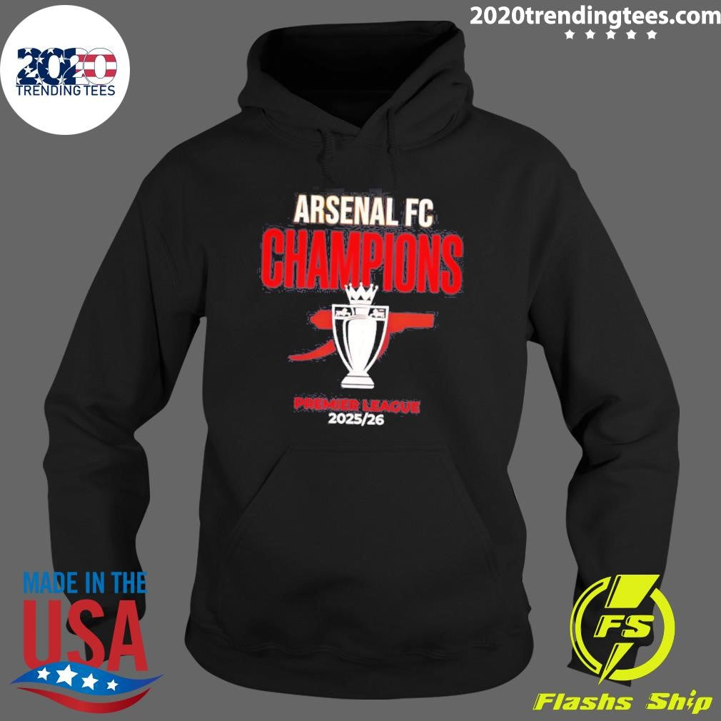 Arsenal FC Champions Premier League 2026 Trophy Shirt
