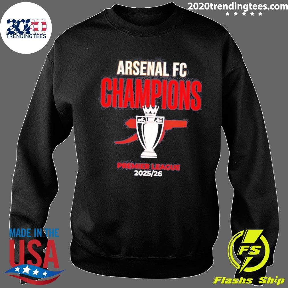 Arsenal FC Champions Premier League 2026 Trophy Shirt