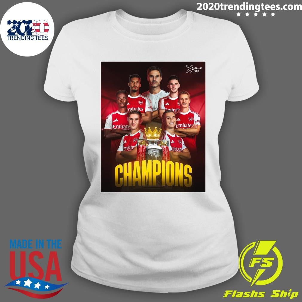 Arsenal Football Club Are The 2025-26 Premier League Champions After 22 Years Shirt