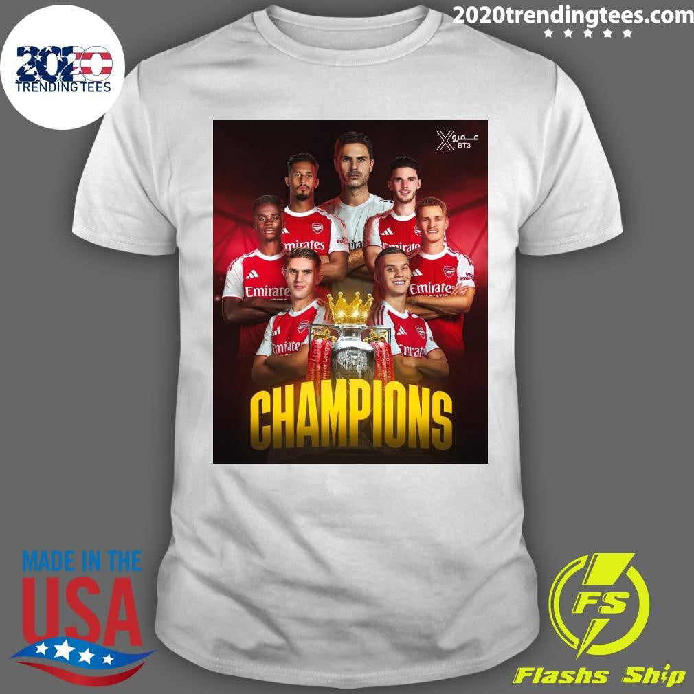 Arsenal Football Club Are The 2025-26 Premier League Champions After 22 Years Shirt