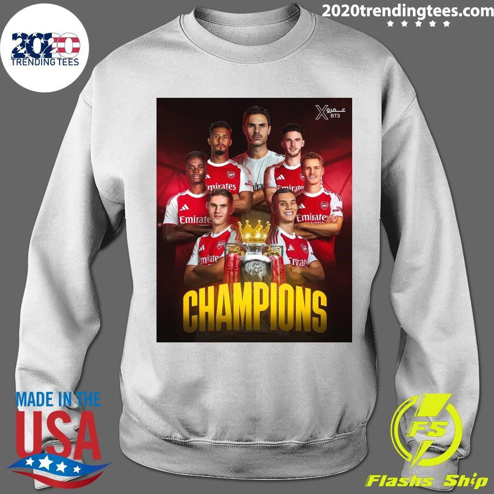 Arsenal Football Club Are The 2025-26 Premier League Champions After 22 Years Shirt