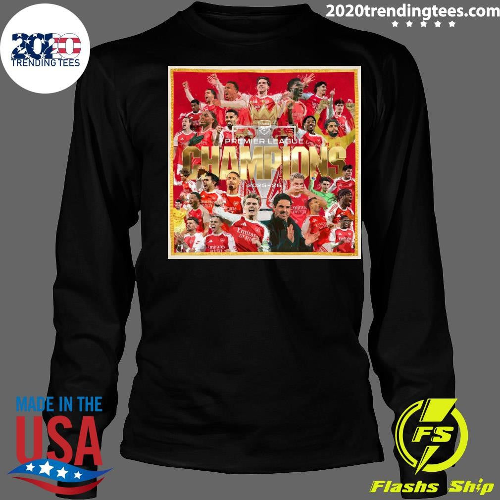 Arsenal Win Premier League Title 2025-2026 Shirt