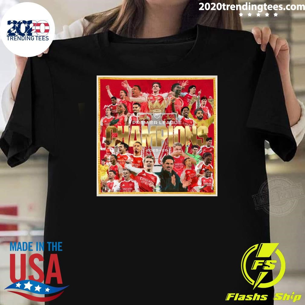 Arsenal Win Premier League Title 2025-2026 Shirt
