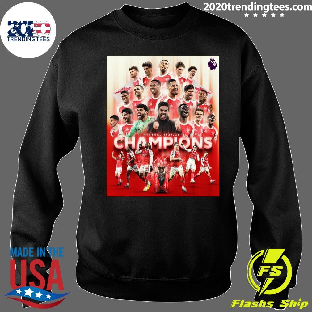 Arsenal Win The Premier League 2025-2026 Champions, Arsenal Win Premier League After 22-year Wait Shirt