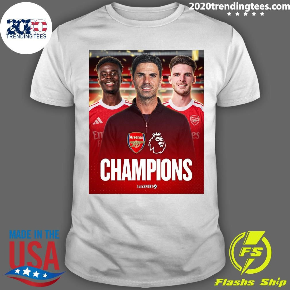 Arsenal Win The Premier League, Gunners Are League Champions For The First Time In 22 Years Shirt