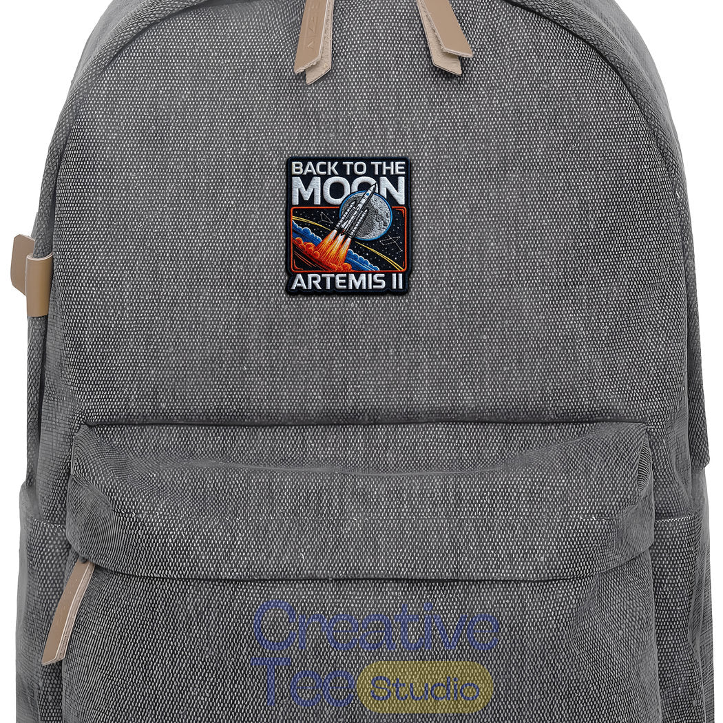 Artemis II Back to the Moon Iron-On Patch