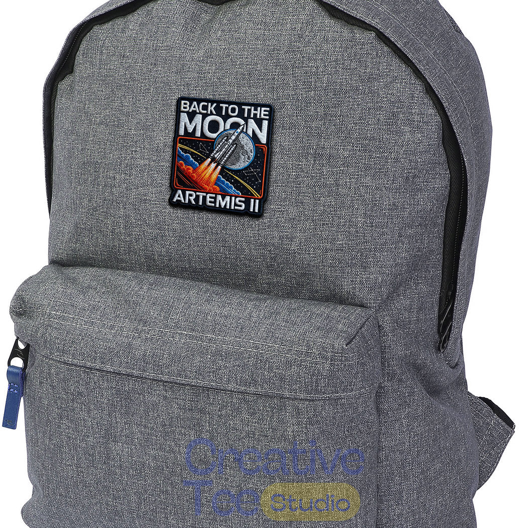Artemis II Back to the Moon Iron-On Patch