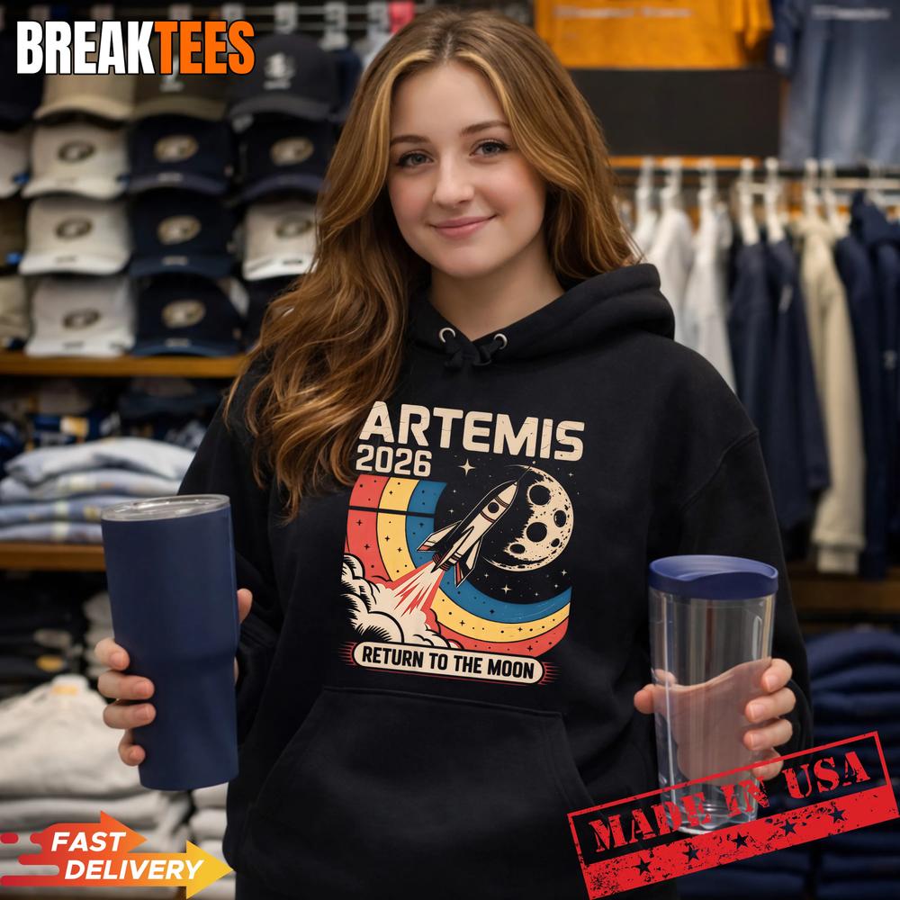 Artemis II Launch Back to The Moon 2026 T-Shirt