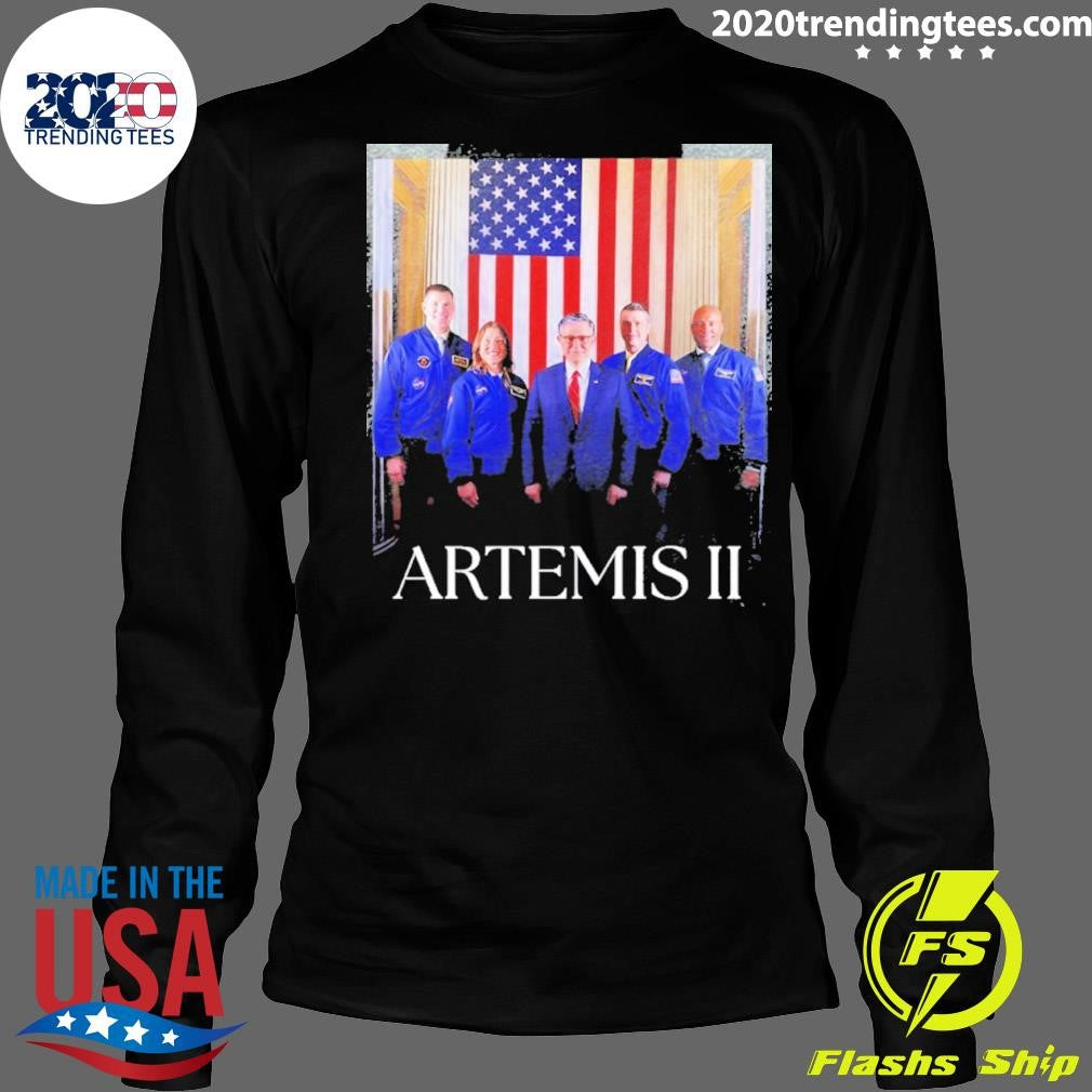 Artemis Ii Team Photo Shirt