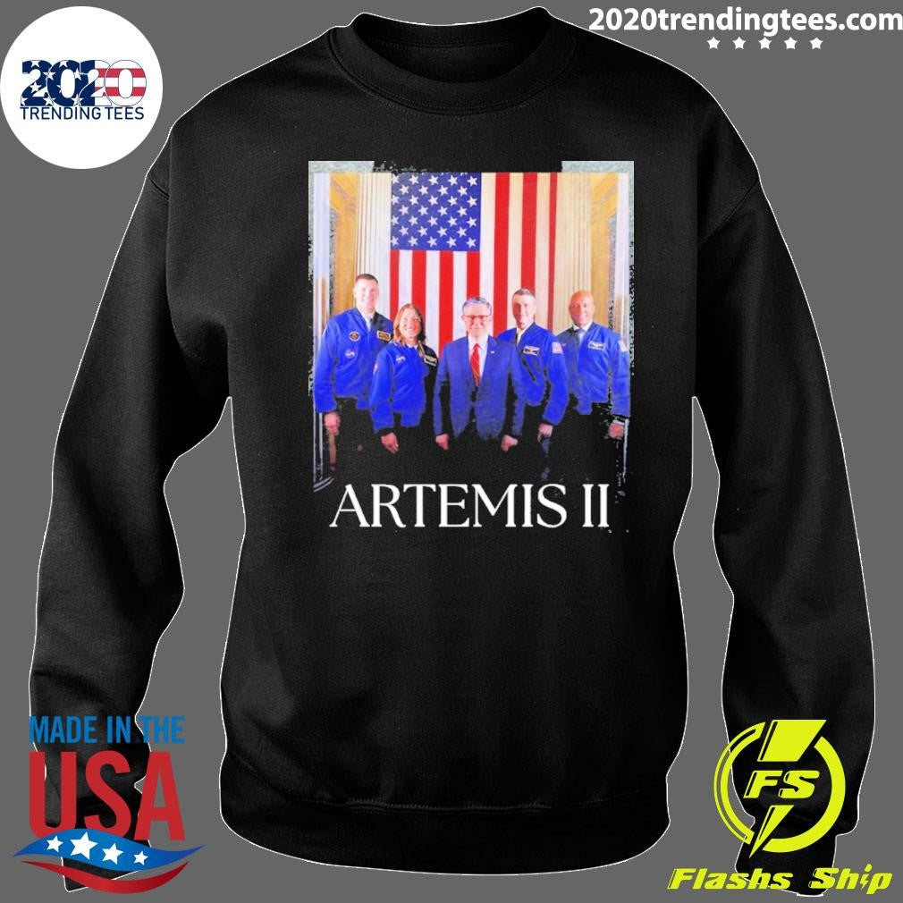 Artemis Ii Team Photo Shirt
