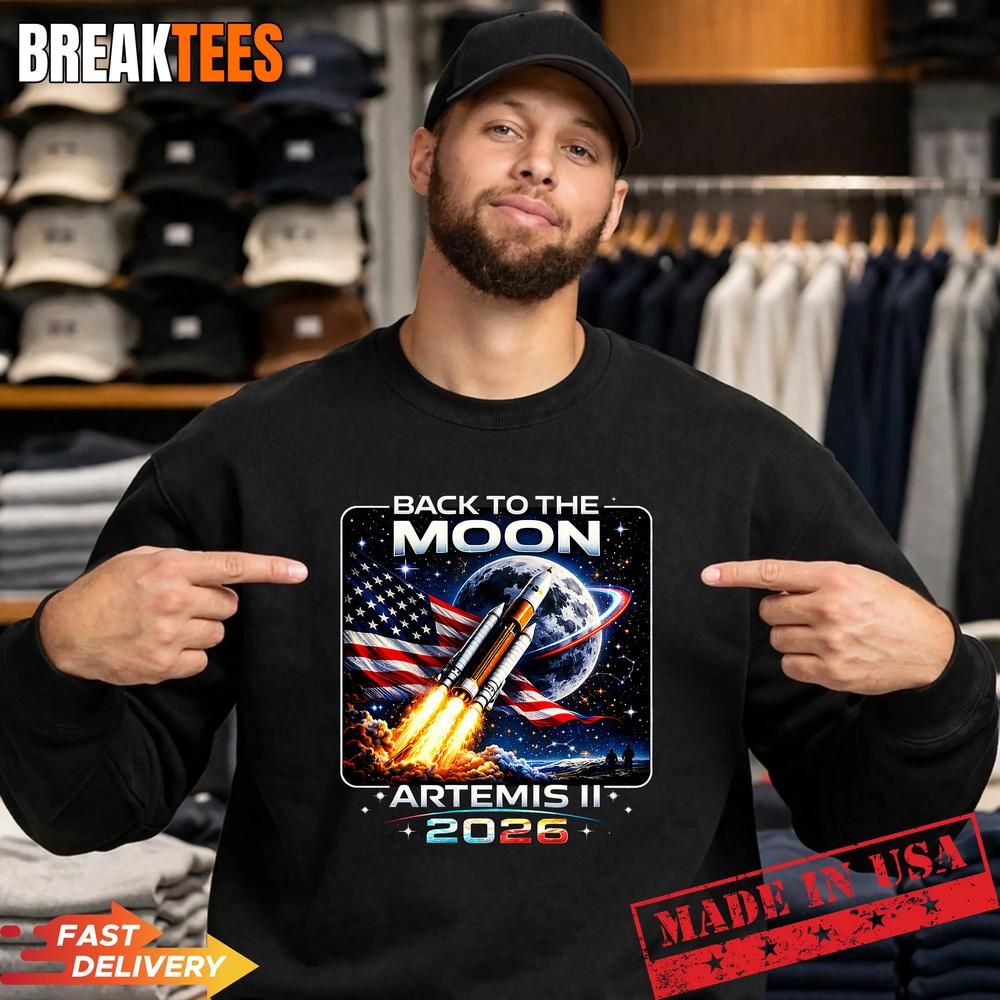 Artemis Launch Back to The Moon 2026 T-Shirt