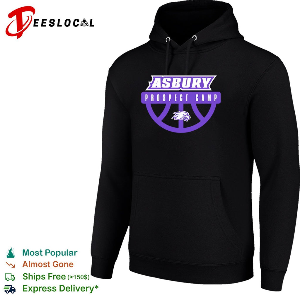 Asbury Prospect Camp basketball eagle mascot logo shirt