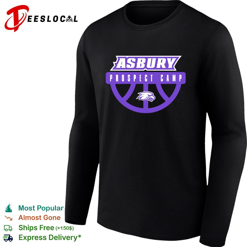 Asbury Prospect Camp basketball eagle mascot logo shirt