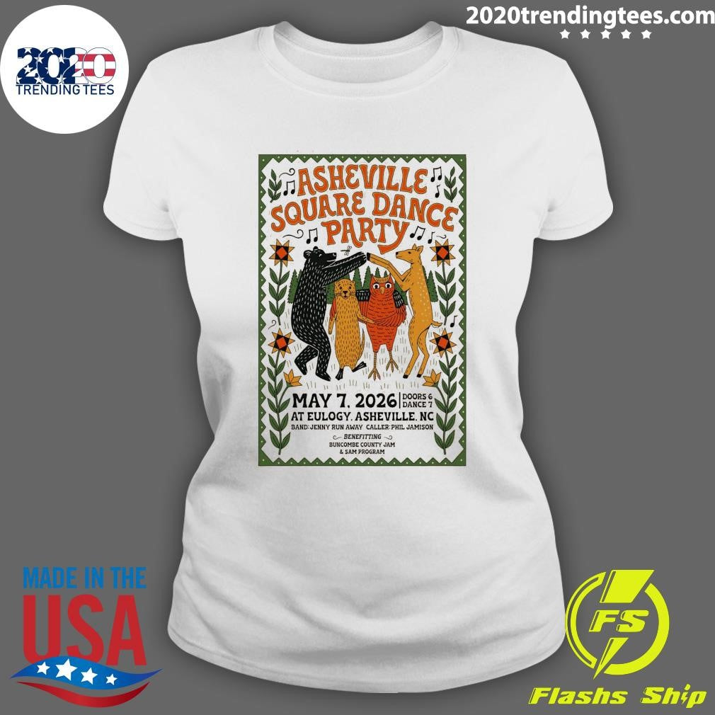 Asheville Square Dance Party May 7 2026 Eulogy Asheville NC Shirt