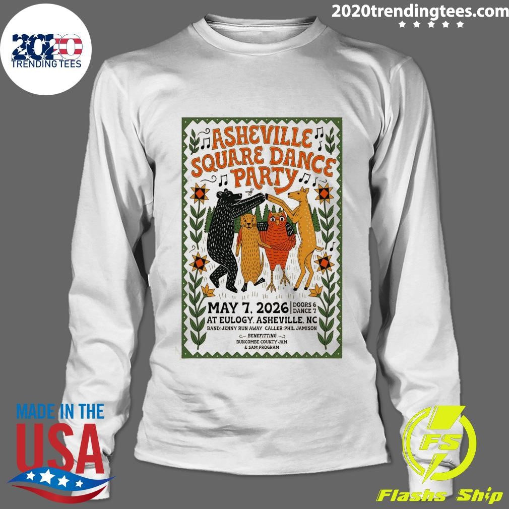 Asheville Square Dance Party May 7 2026 Eulogy Asheville NC Shirt