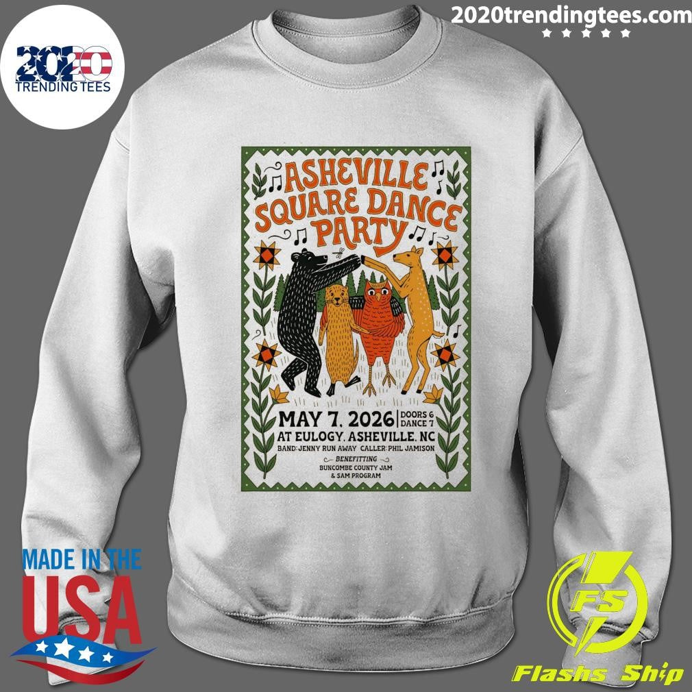Asheville Square Dance Party May 7 2026 Eulogy Asheville NC Shirt