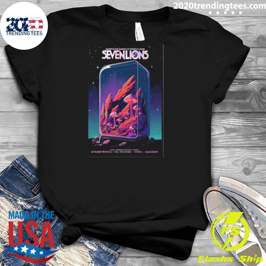 Asleep In The Garden Of Infernal Stars Seven Lions May 22 2026 Red Rocks Amphitheatre Event Shirt