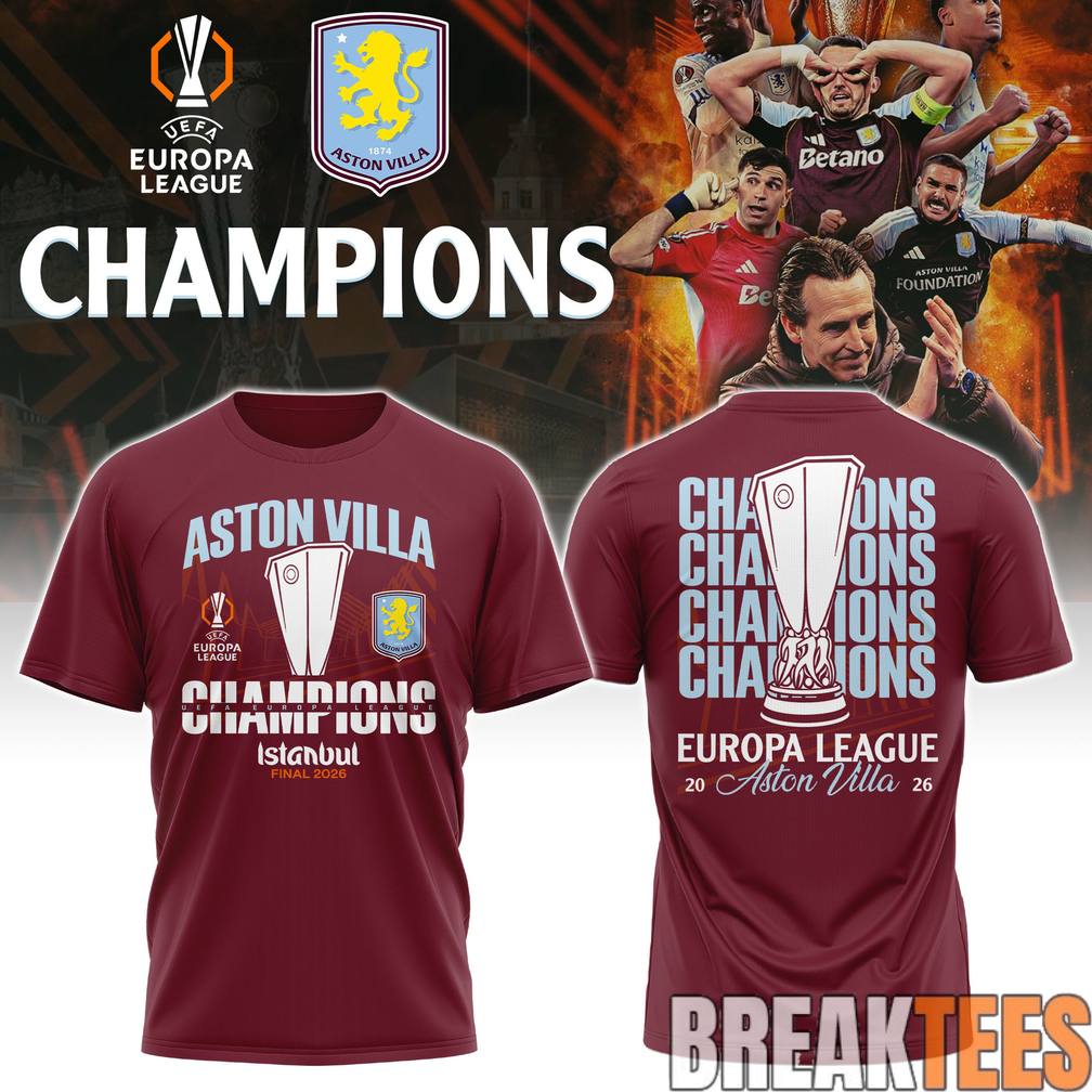 Aston Villa Europa League Champions 2026 Shirt