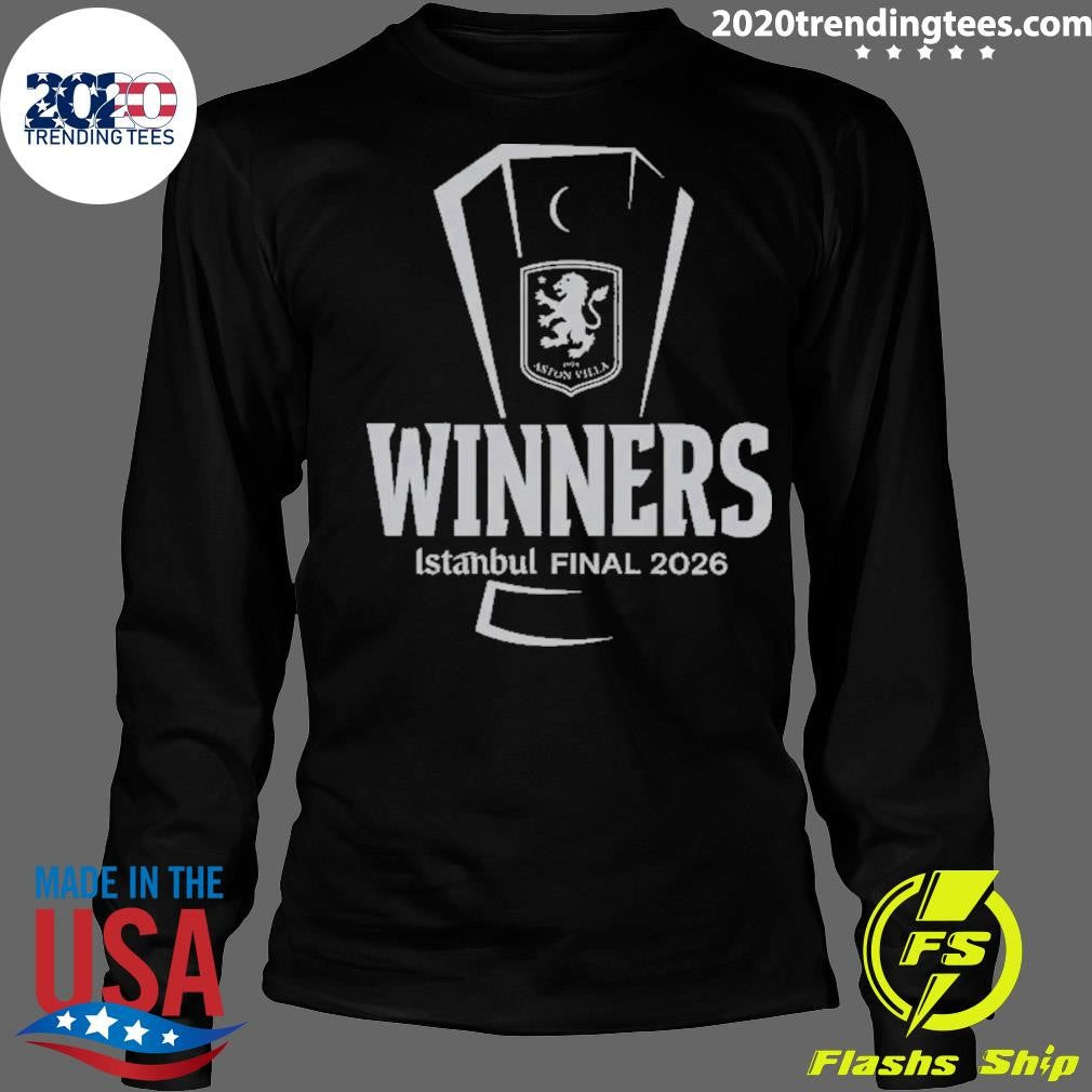 Aston Villa Uefa Europa League Istanbul Final 2026 Winners Shirt