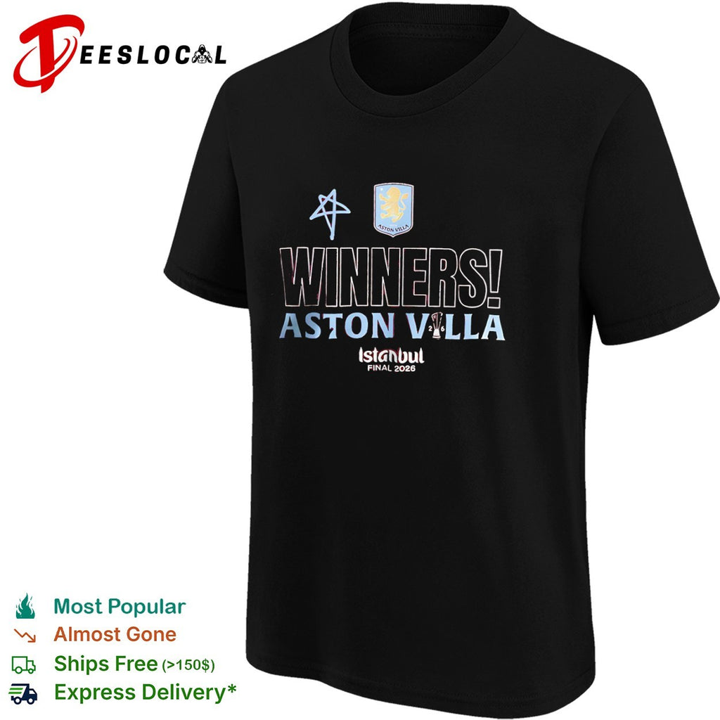 Aston Villa Winners Istanbul Final 2026 shirt