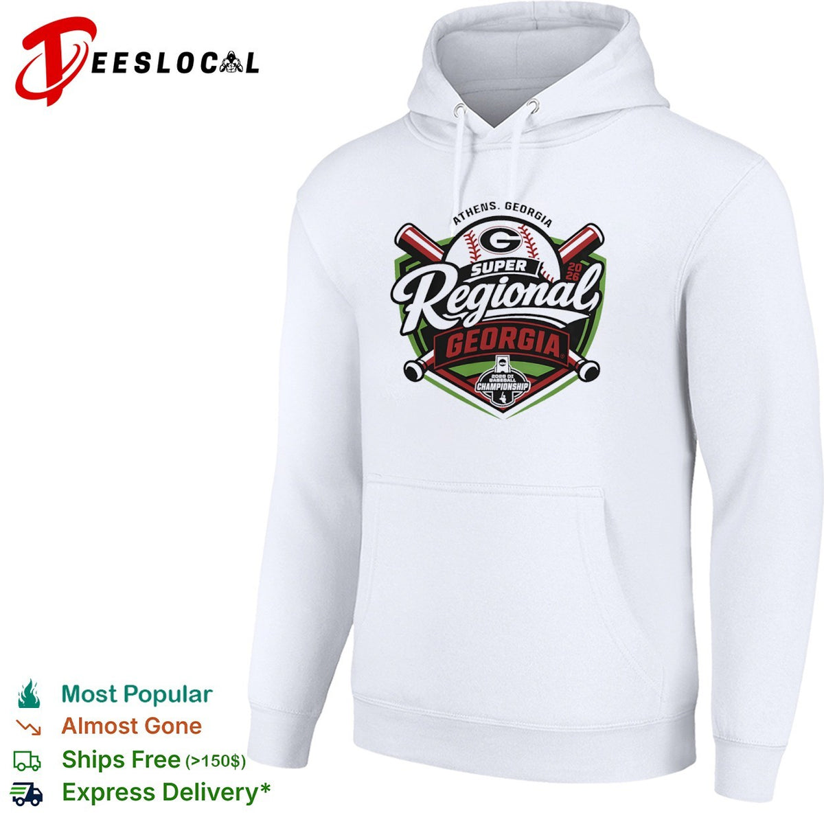 Athens Georgia Super Regional Georgia 2026 DI Baseball Championship University shirt