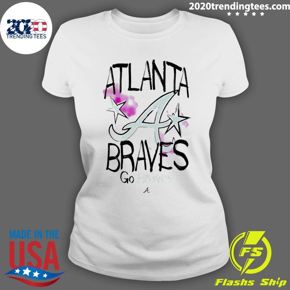 Atlanta Braves Go Braves Watercolor Shirt