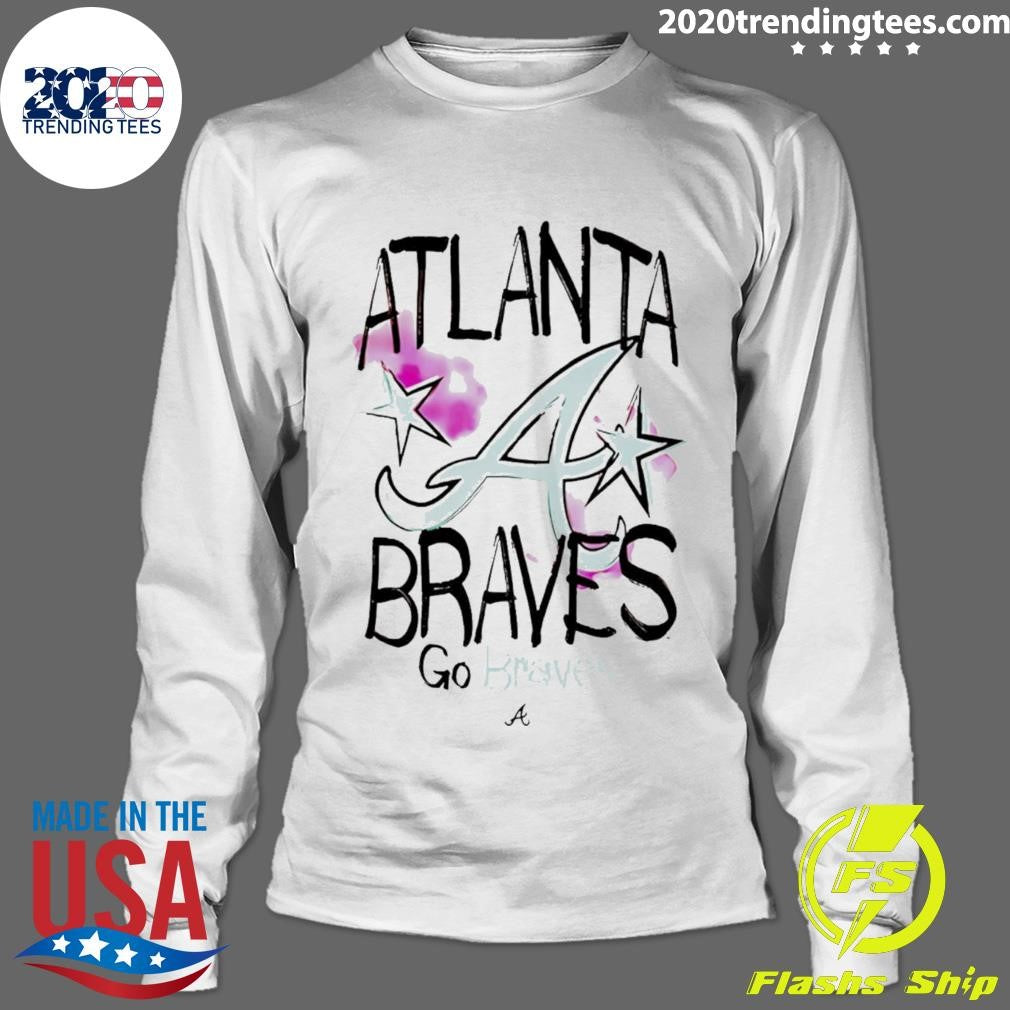 Atlanta Braves Go Braves Watercolor Shirt