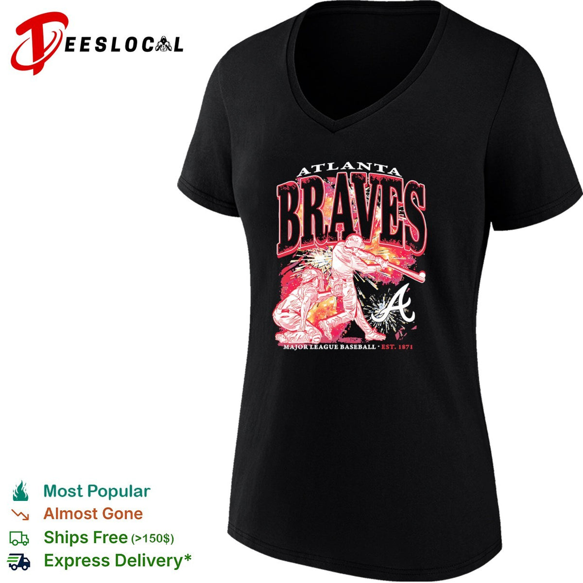 Atlanta Braves Major League Baseball est 1871 players shirt
