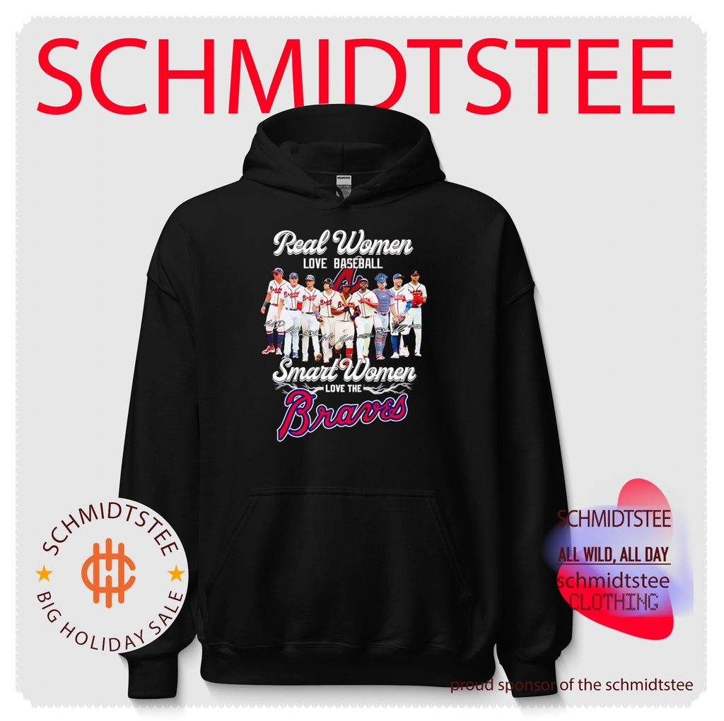 Atlanta Braves real women love baseball smart women love Atlanta Braves shirt