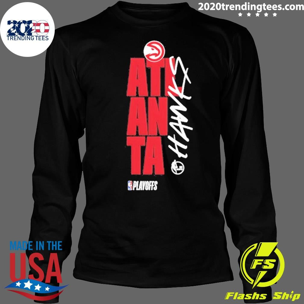 Atlanta Hawks Basketball 2026 Playoff Black Shirt