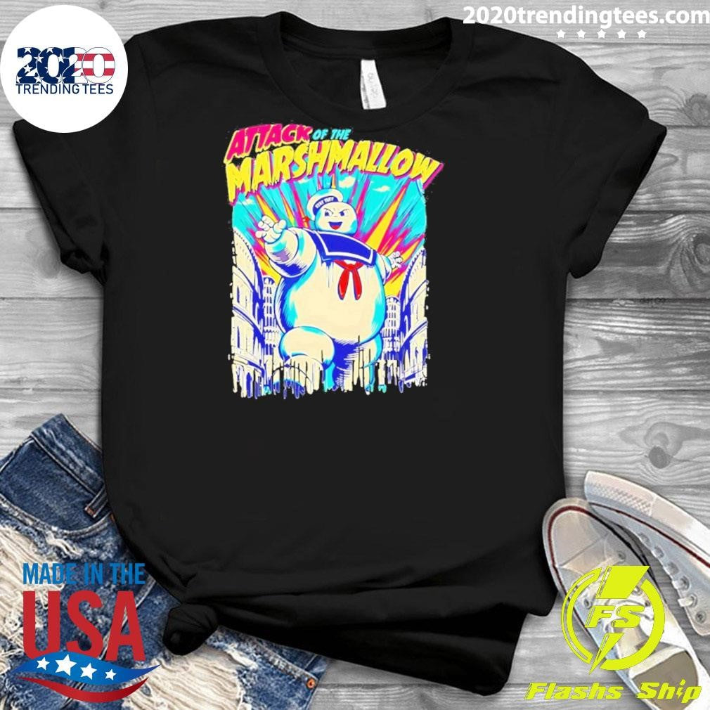 Attack Of The Marshmallow Ghost Busters Shirt