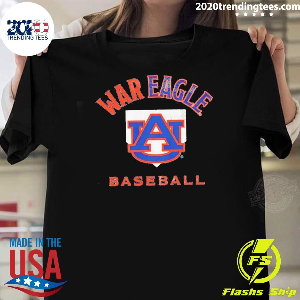 Auburn Tigers Baseball Home Plate Shirt