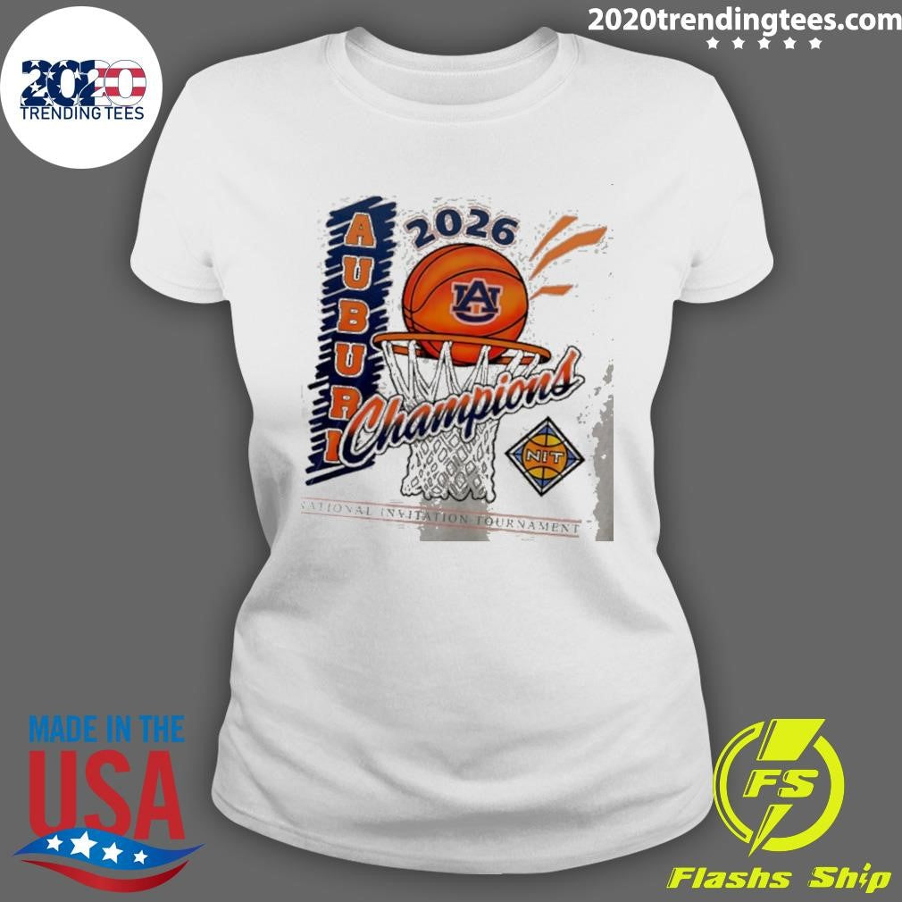 Auburn Tigers Basketball 2026 Nit Champions Shirt