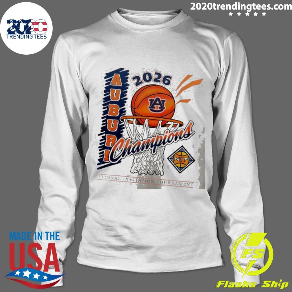 Auburn Tigers Basketball 2026 Nit Champions Shirt