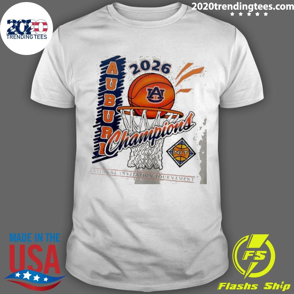Auburn Tigers Basketball 2026 Nit Champions Shirt