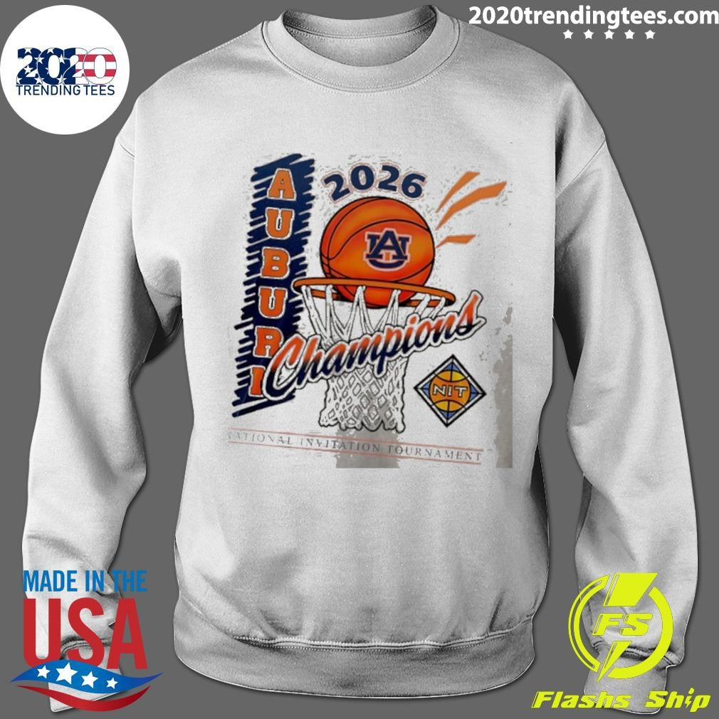 Auburn Tigers Basketball 2026 Nit Champions Shirt