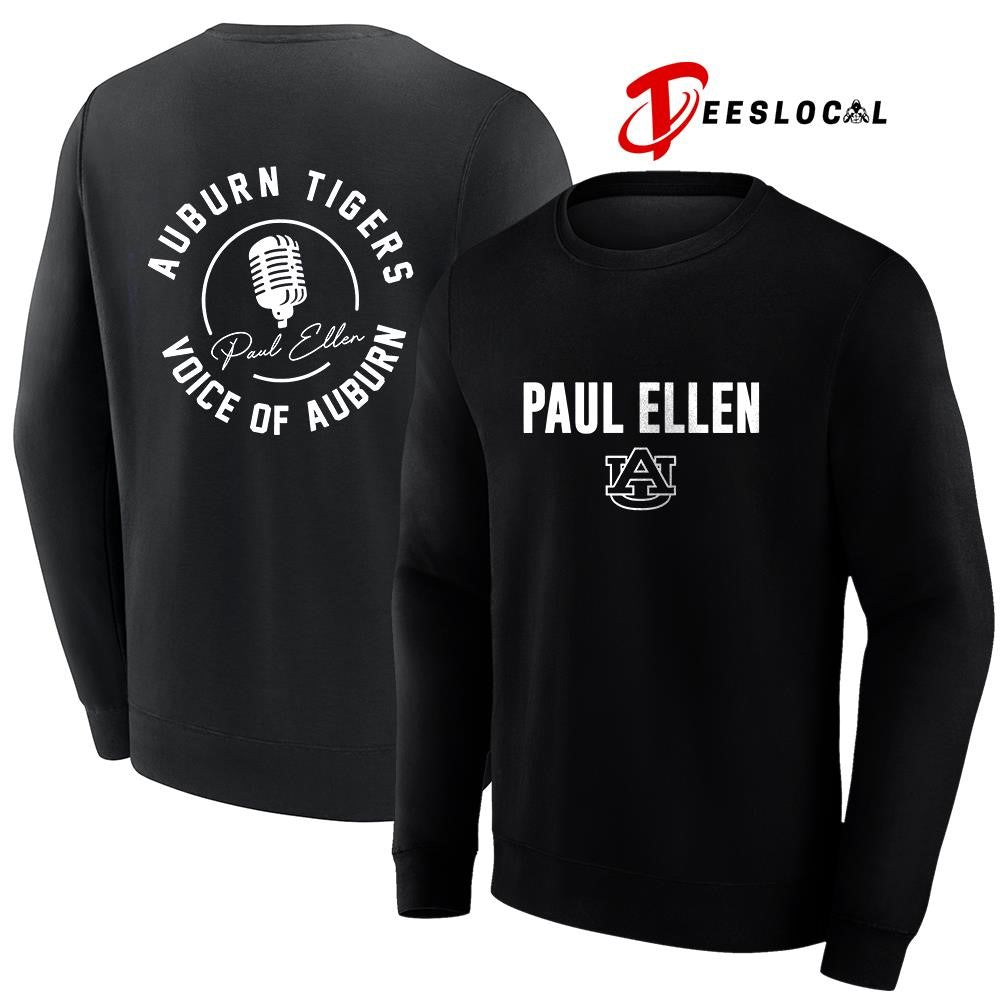 Auburn Tigers Paul Ellen the voice of Auburn signature shirt