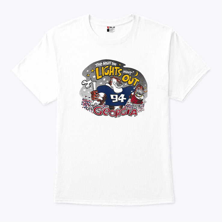 Auburn Tigers The Night The Lights Went Out Georgia Shirt