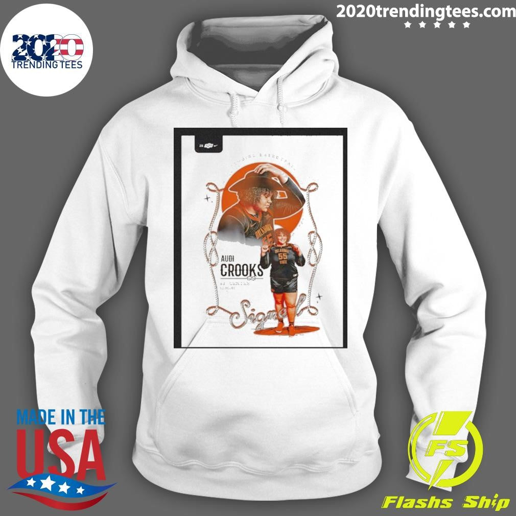 Audi Crooks Signal Oklahoma State Cowgirls Basketball Shirt