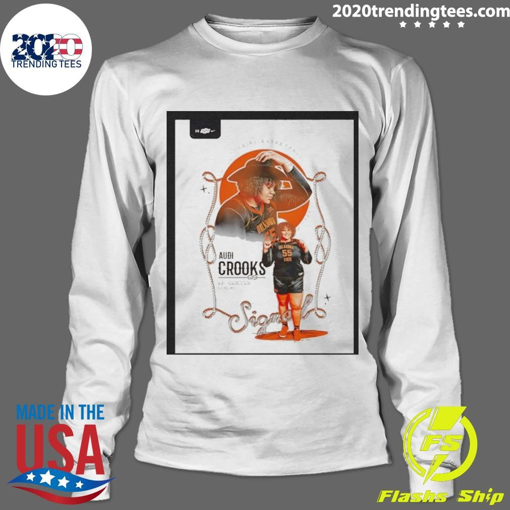 Audi Crooks Signal Oklahoma State Cowgirls Basketball Shirt