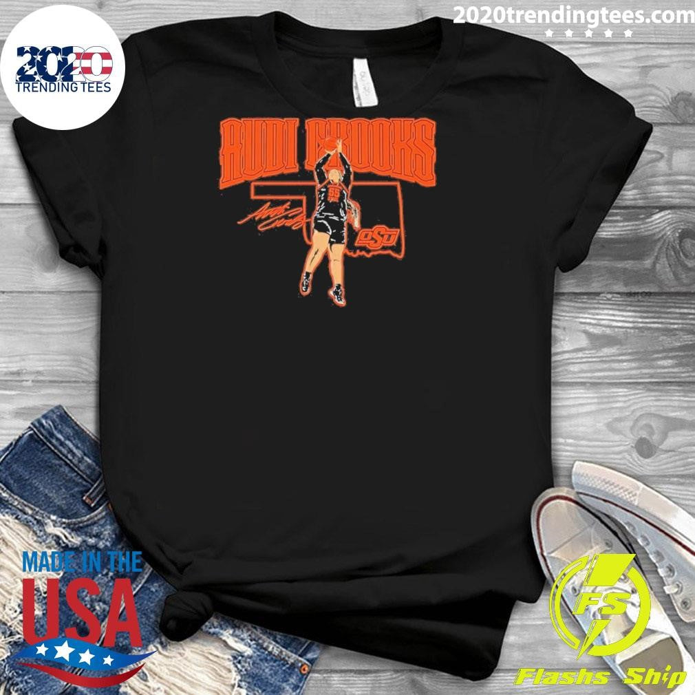 Audi Crooks State Star Oklahoma State Basketball Signature Shirt